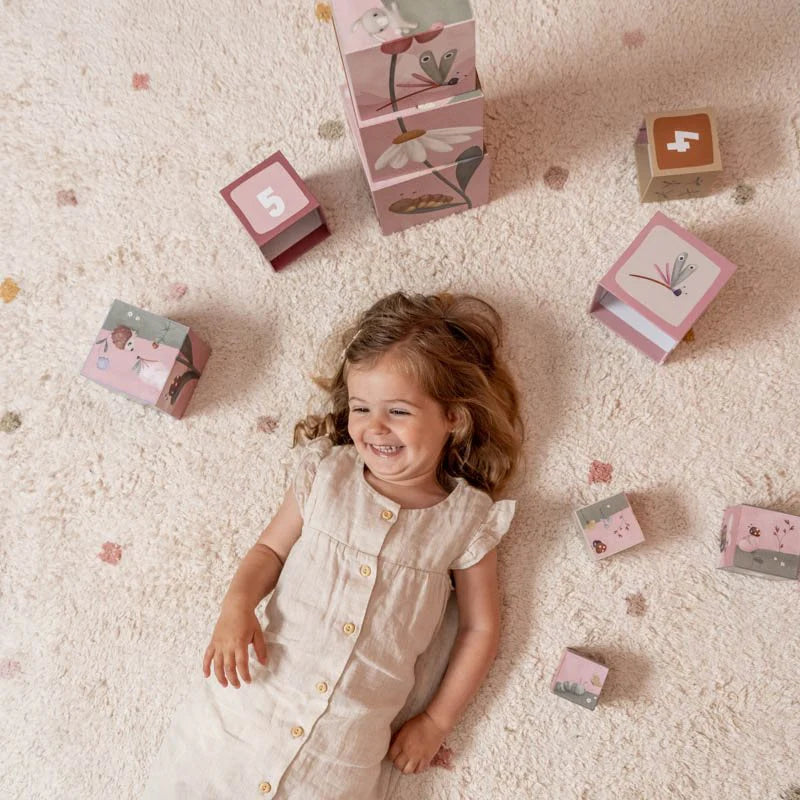 Building Blocks FSC cardboard - Flowers & Butterflies