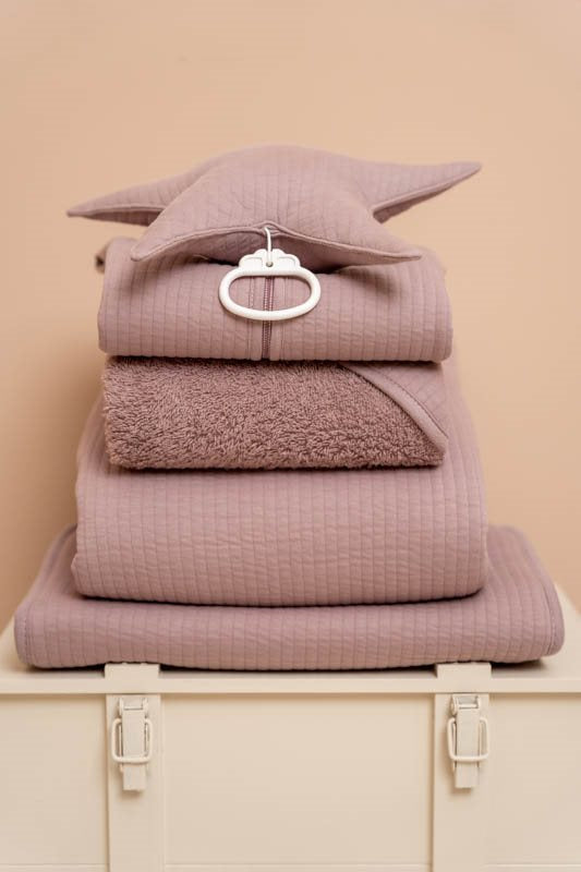 Hooded towel - Pure Mauve