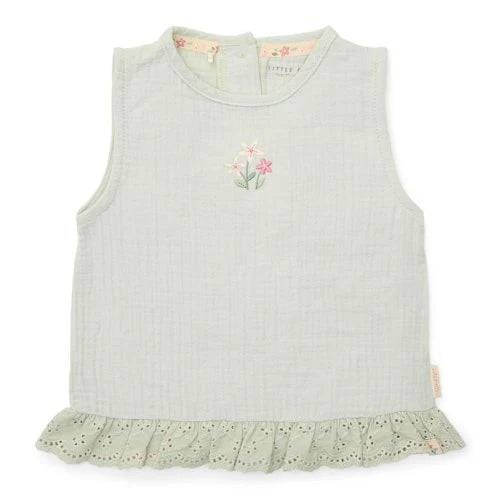 Blouse Sleeveless - Green - Fairy Garden