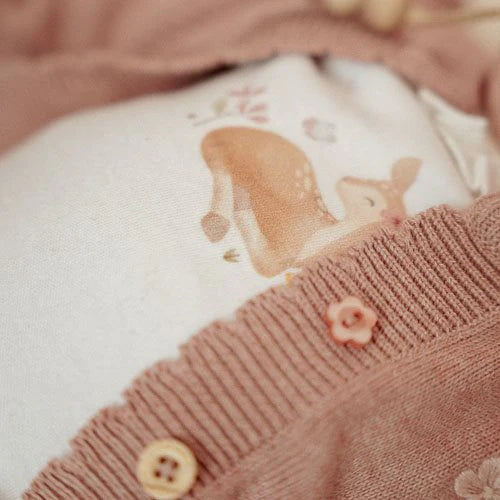 Knitted cardigan Fairy Pink