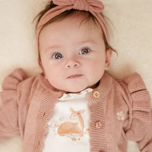 Knitted cardigan Fairy Pink