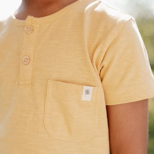 Shirt Short Sleeve - Yellow - Forest Friends