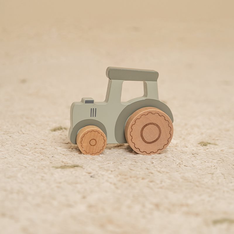 Wooden Tractor Little Farm FSC