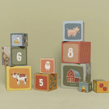 Building Blocks FSC cardboard - Little Farm