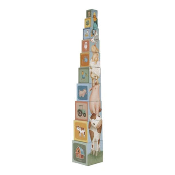 Building Blocks FSC cardboard - Little Farm