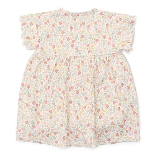 Dress Short Sleeve - White - Fairy Garden