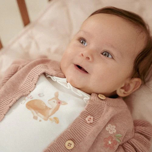 Knitted cardigan Fairy Pink