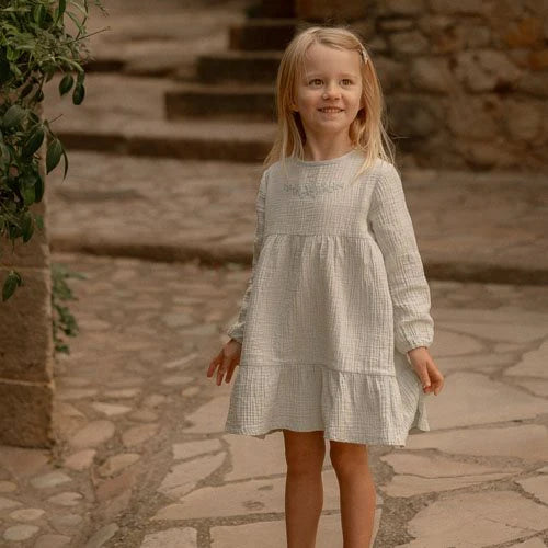 Dress - long sleeves - Fairy Mint