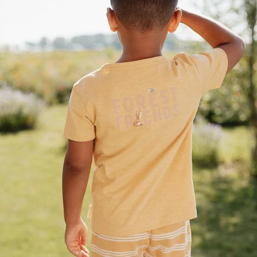 Shirt Short Sleeve - Yellow - Forest Friends