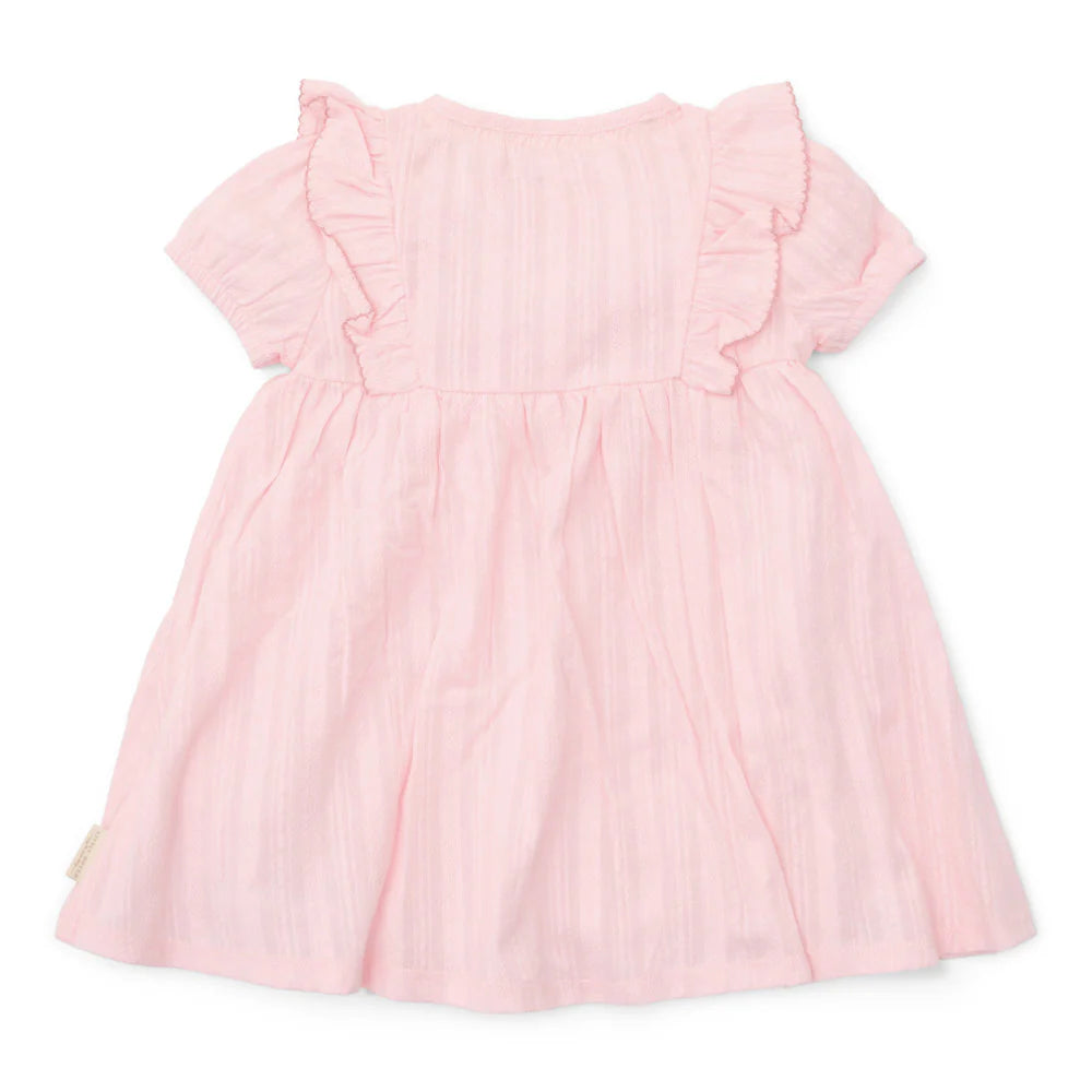 Dress Short Sleeve - Pink - Fairy Garden