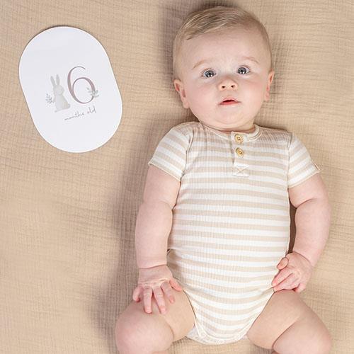 Baby Milestone cards Baby Bunny FSC