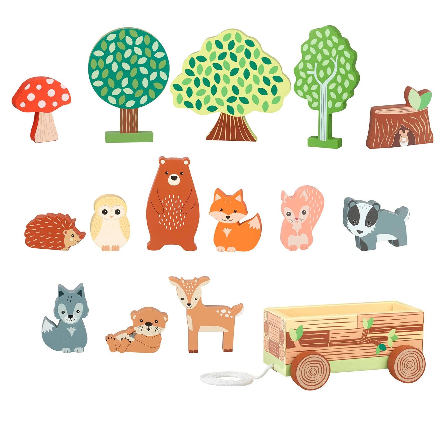 Woodland Wooden Play Set