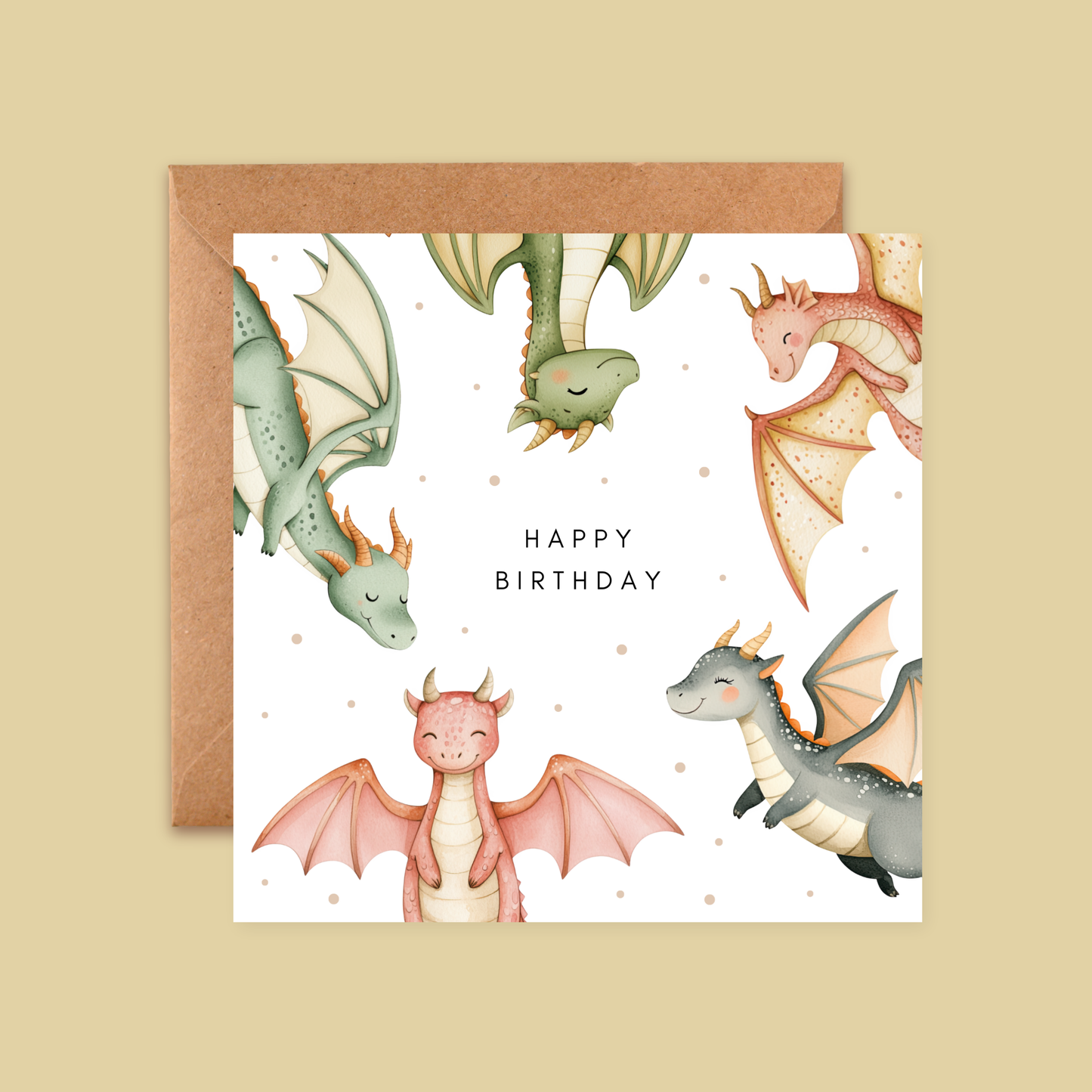 Children's Birthday Card | Dragon Baby Cards