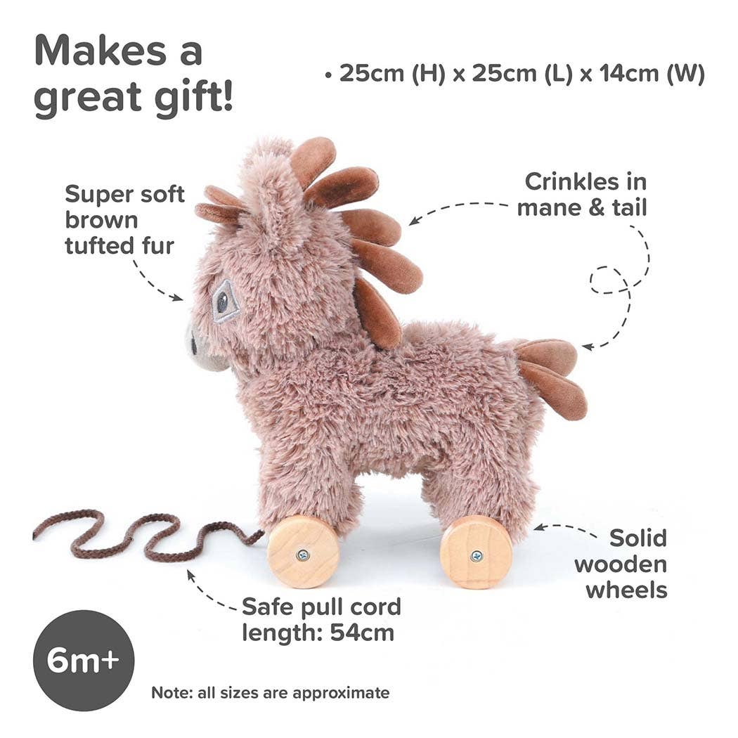 Norbert Donkey Pull Along Toy