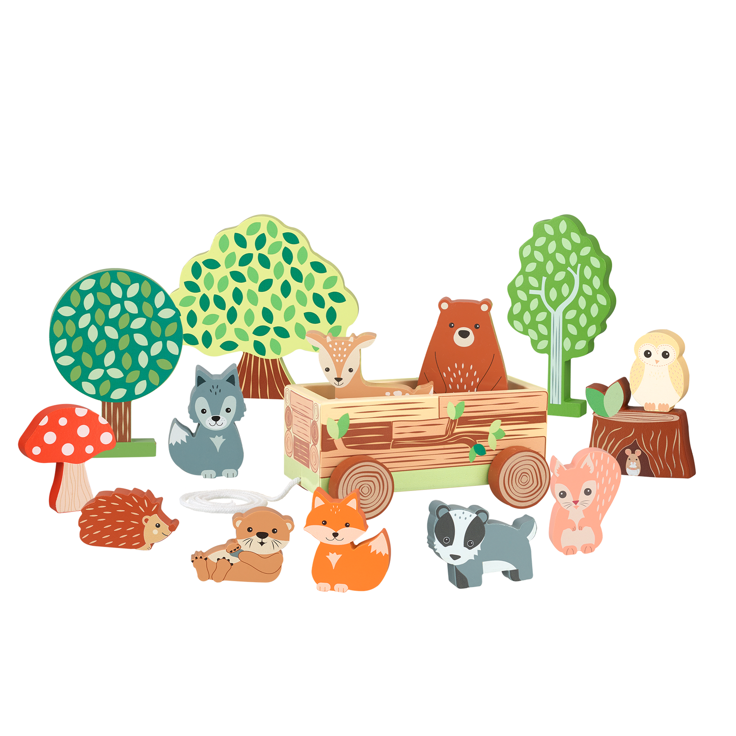Woodland Wooden Play Set