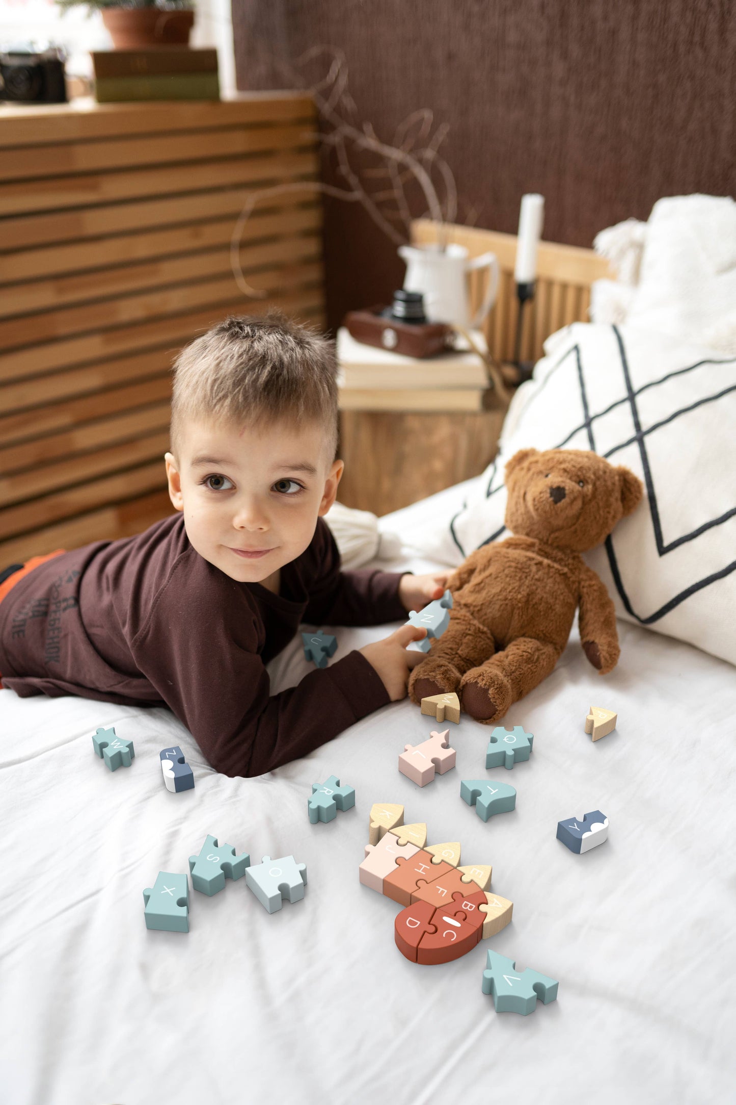ABC Dino Puzzle (Wooden Toys)