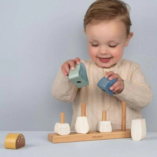 Little Dutch Stacking Puzzle Mushrooms – Forest Friends