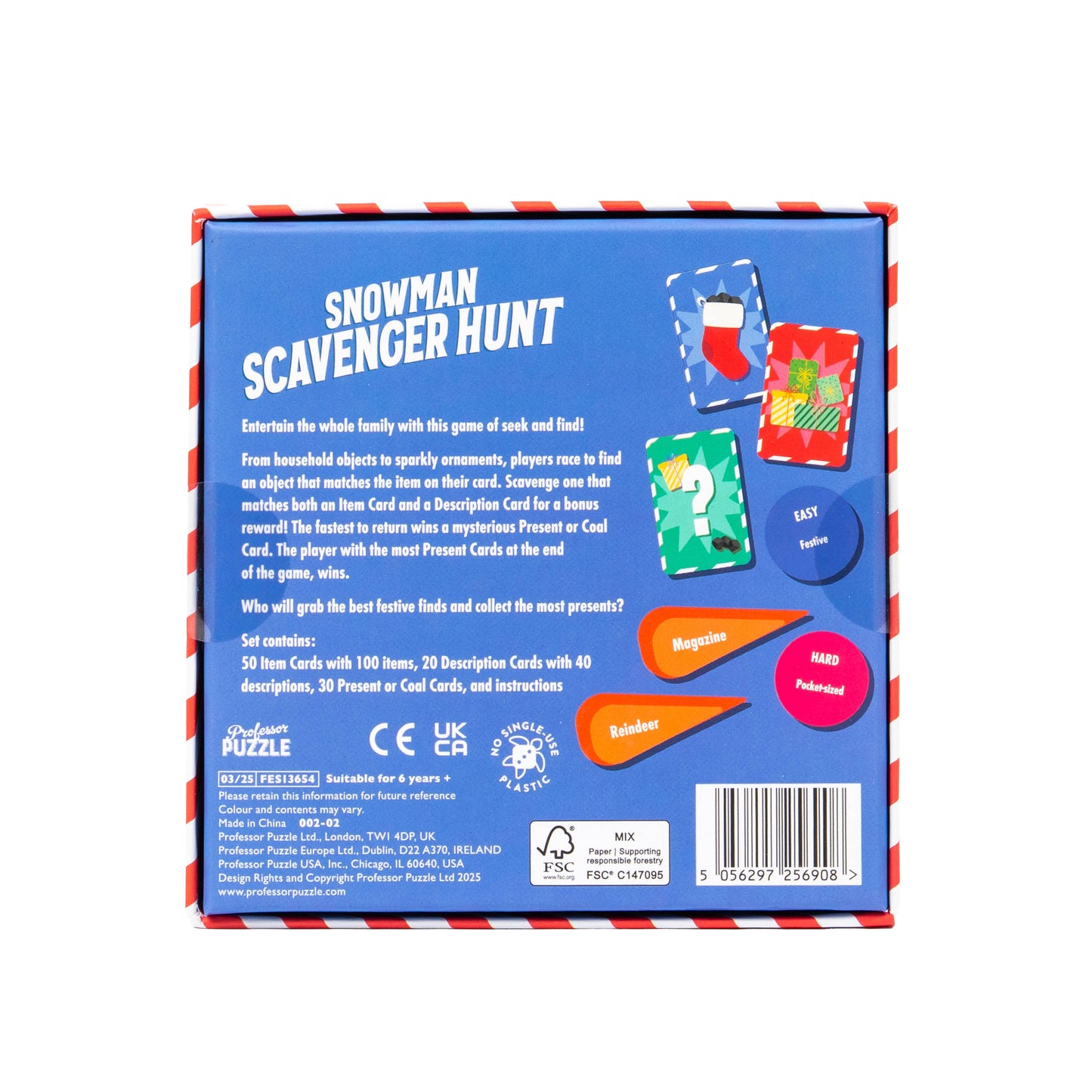 Festive Snowman Scavenger Hunt FSC