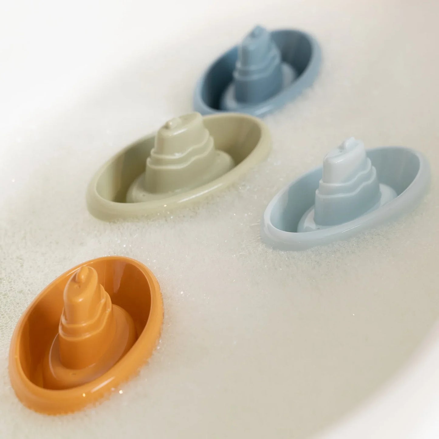 Stackable Bath Boats - Blue