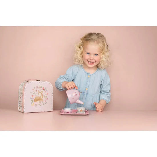 Little Dutch Fairy Garden Tea Set In Suitcase