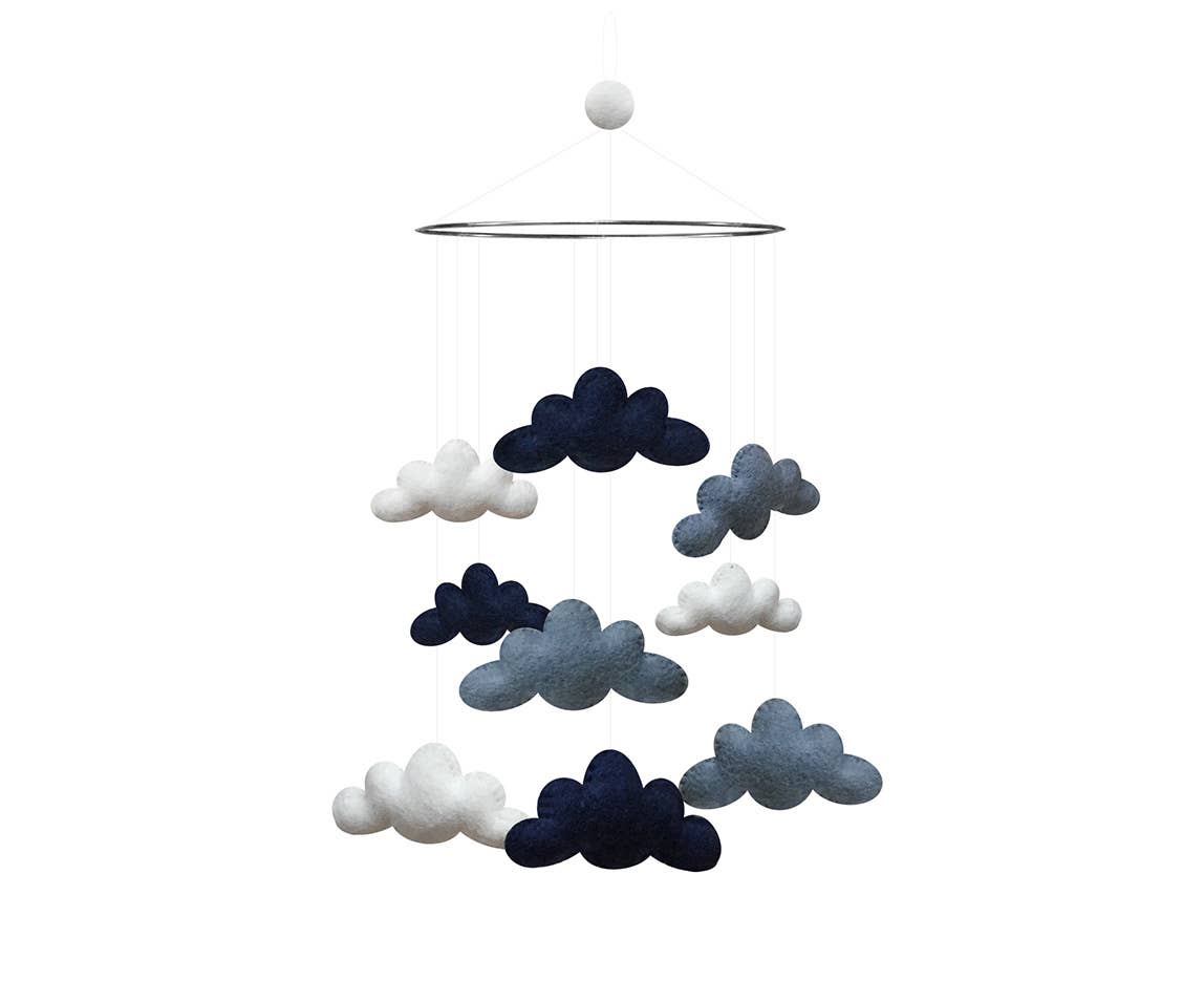 Mobile, Clouds, Blue/White
