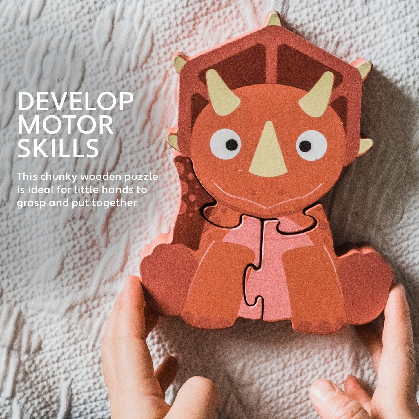 Triceratops Wooden Puzzle