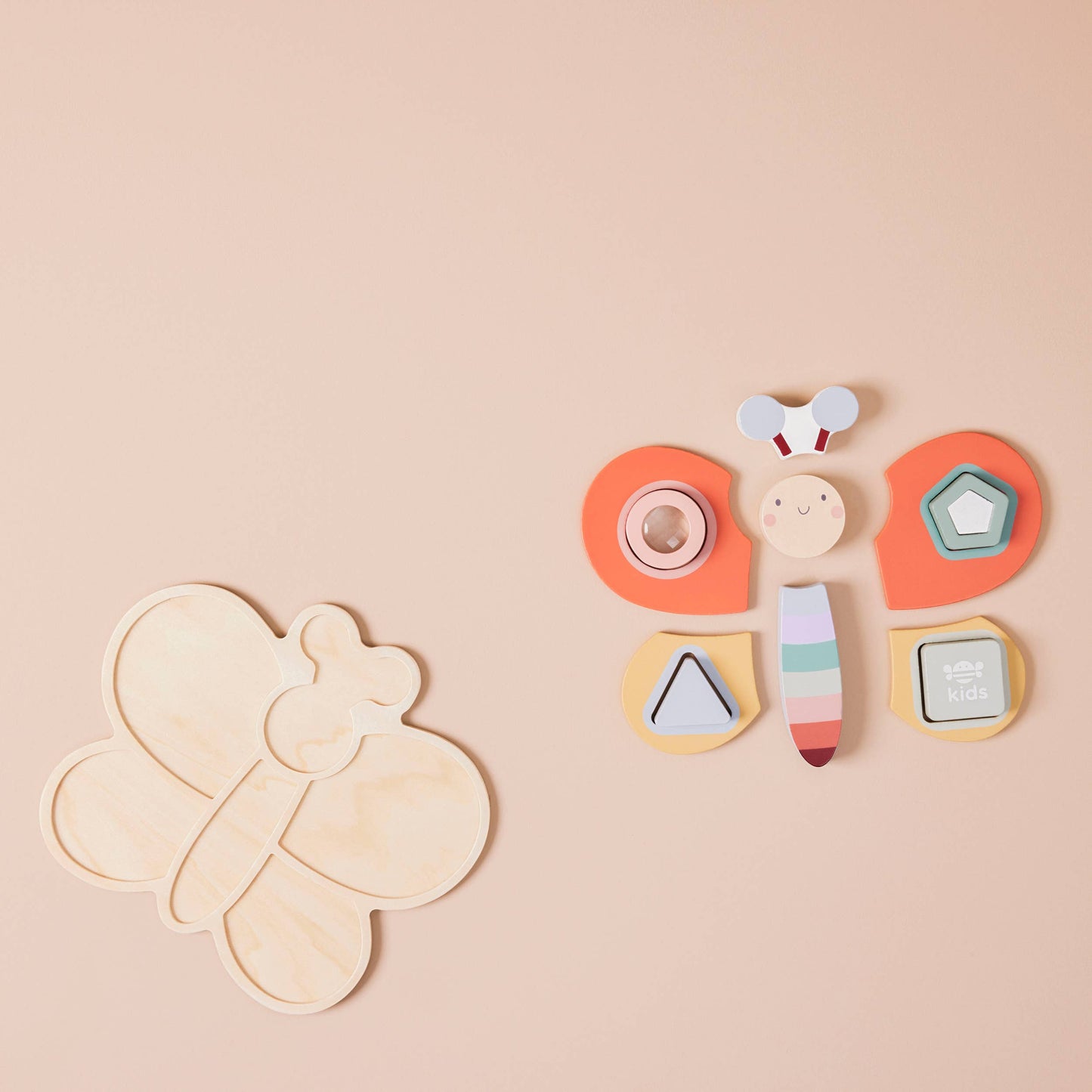 Just Bee Kids Wooden Sensory Butterfly Puzzle (FSC) - SALE