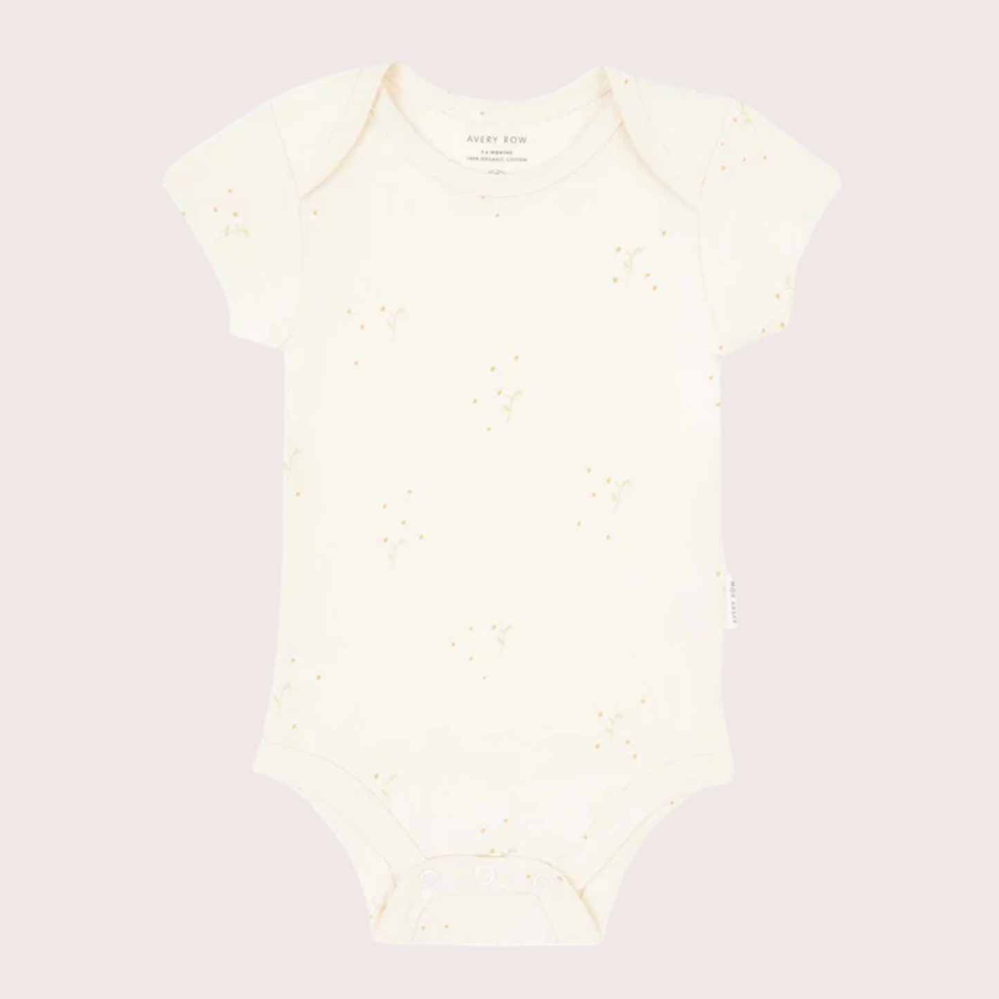 Printed Jersey Bodysuit - Wild Chamomile
