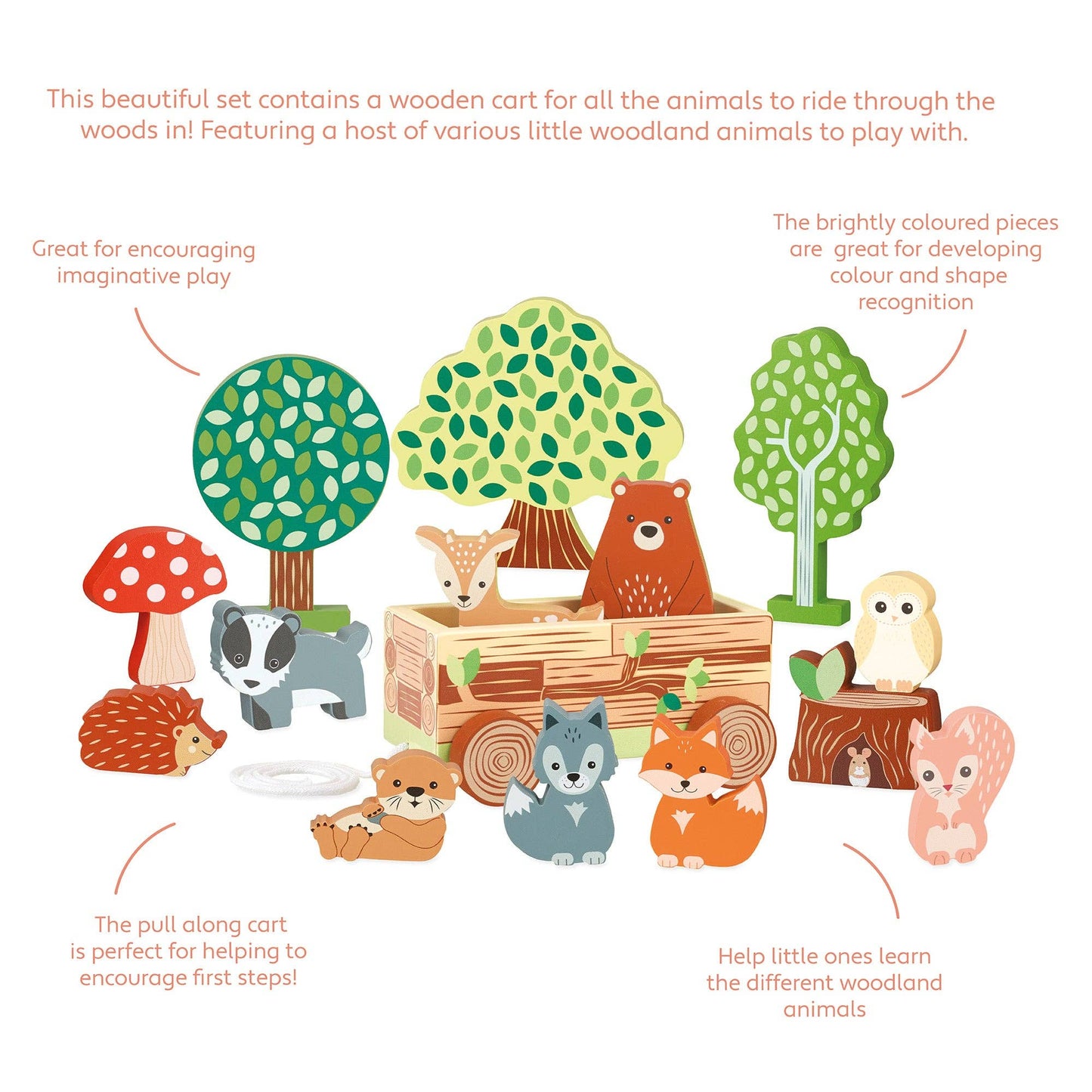 Woodland Wooden Play Set