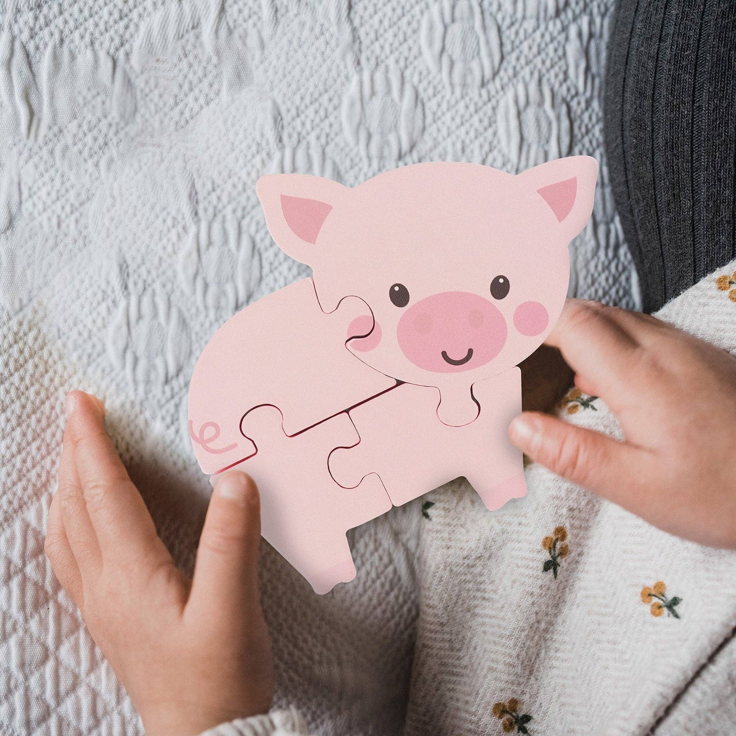 Pig Wooden Puzzle