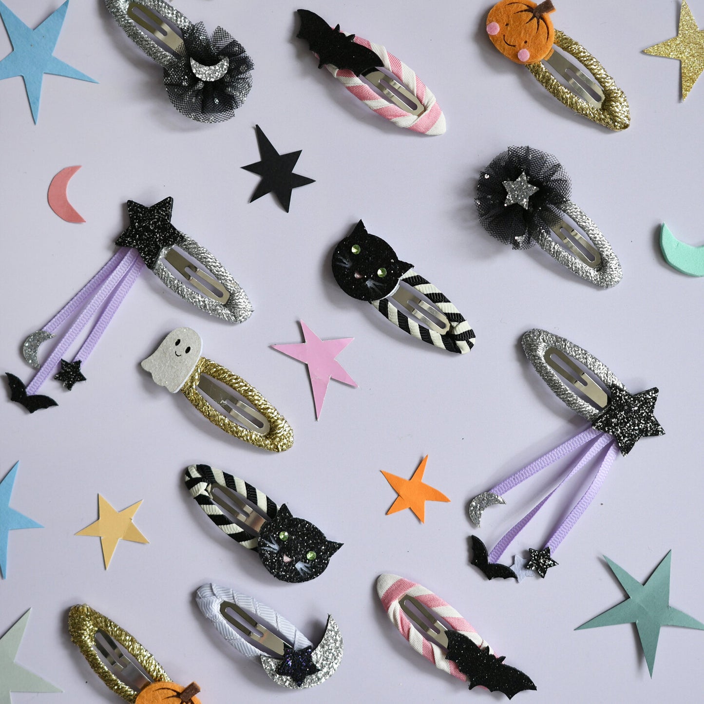 Mystic Sparkle Tulle Clips