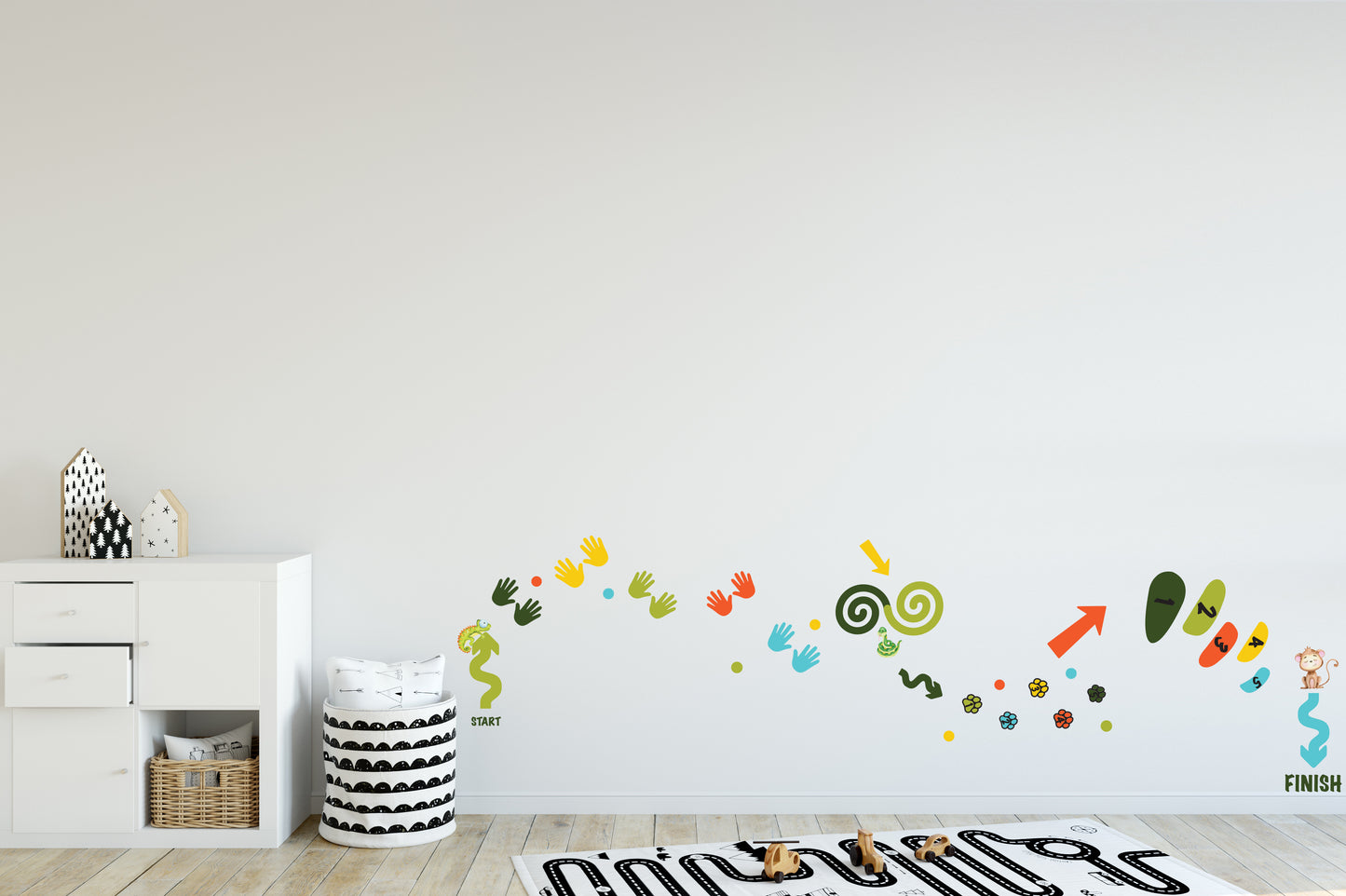 Jungle Pathway Wall Sticker Set