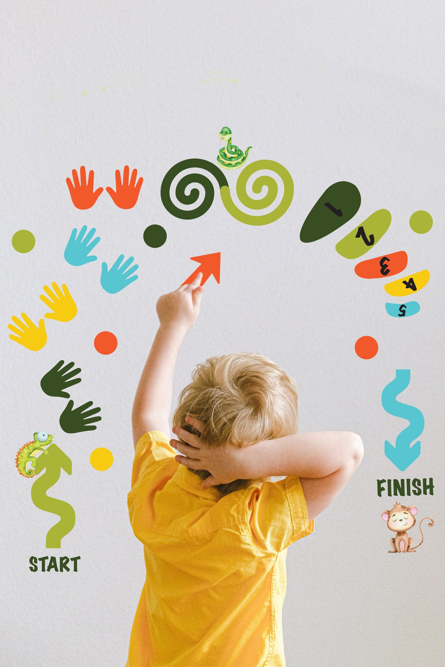 Jungle Pathway Wall Sticker Set