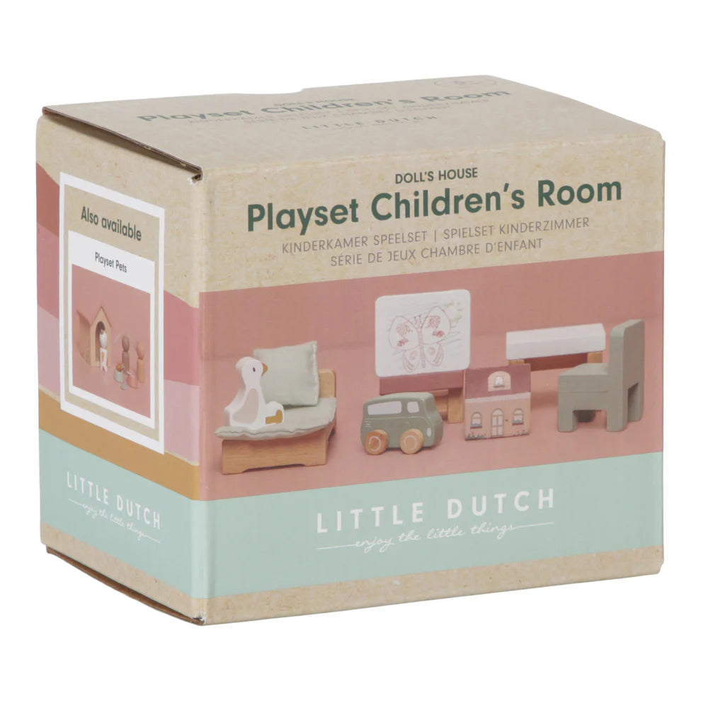 Dollhouse Children's room Expansion Set FSC