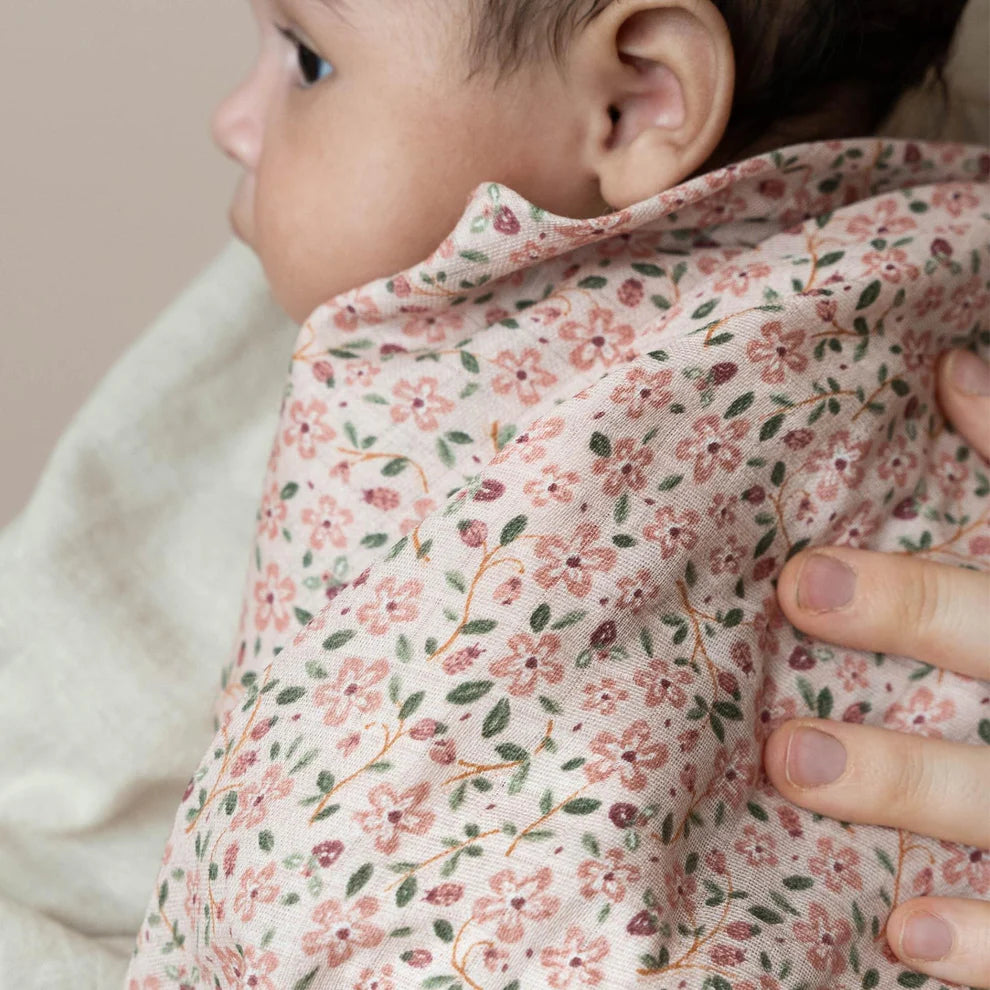 Little Dutch Muslin Swaddle - Fairy Floral
