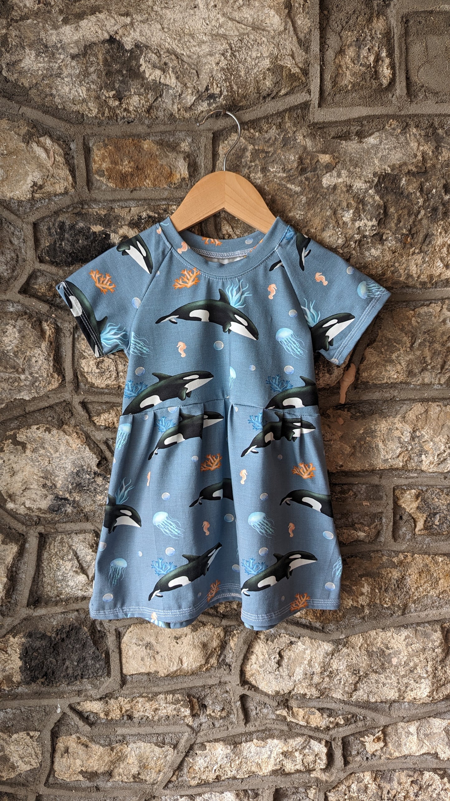 Tufties Boutique - Orca Raglan Dress
