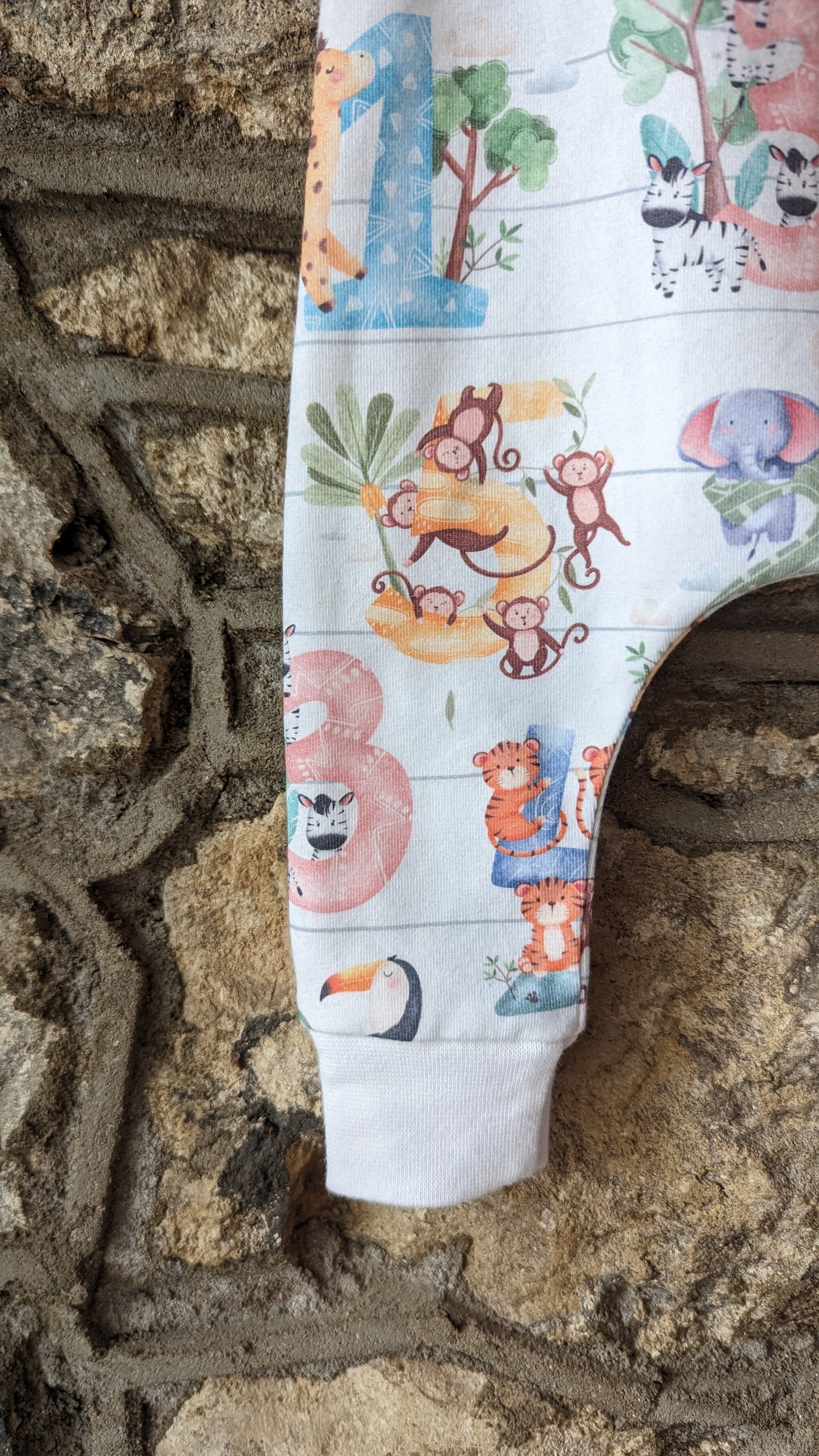 Tufties Boutique - Number Safari Romper