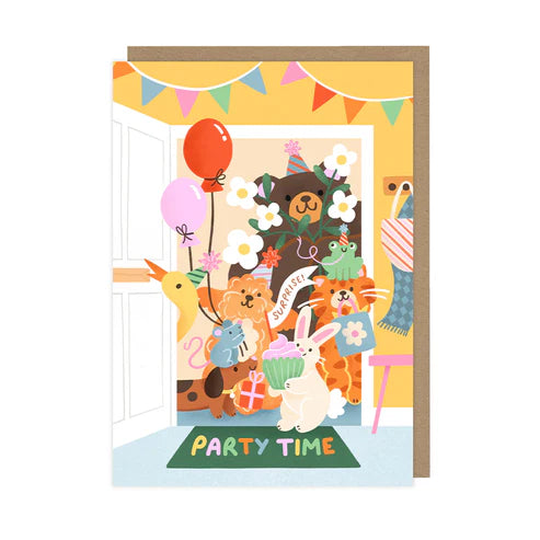 Party Guests Birthday Card