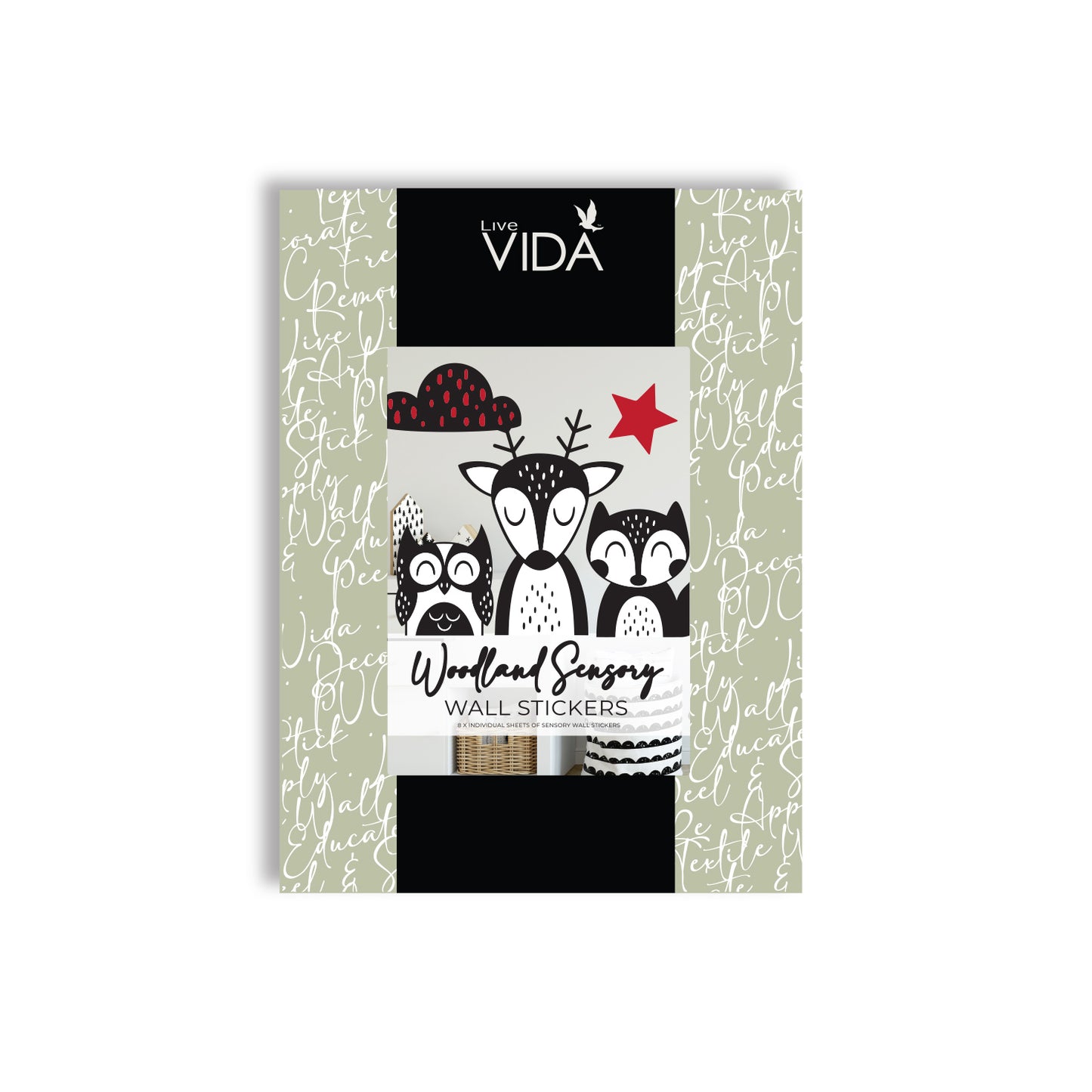Sensory Wall Stickers - Woodland