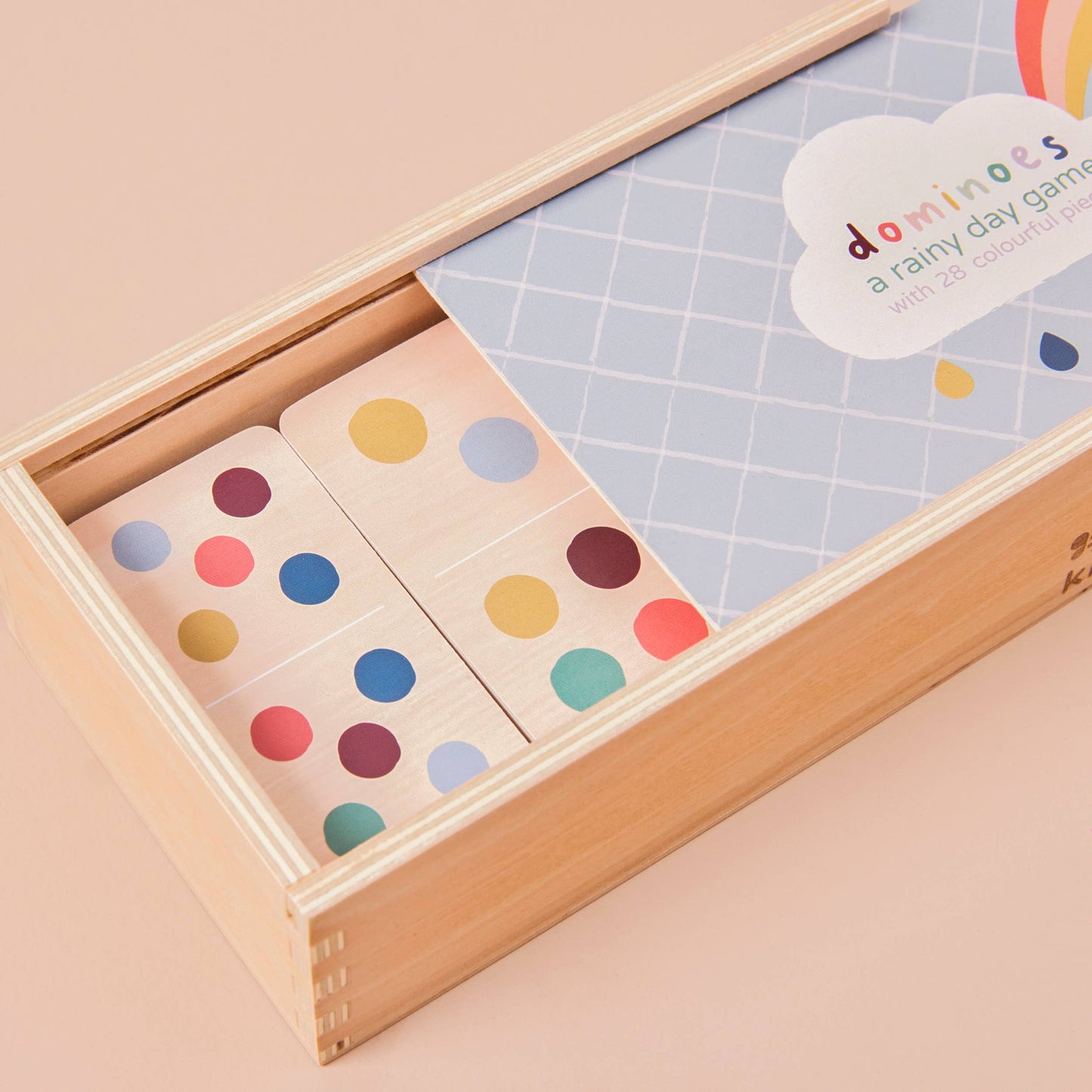 Just Bee Kids Wooden Domino Game