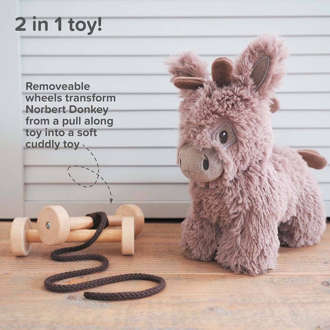 Norbert Donkey Pull Along Toy