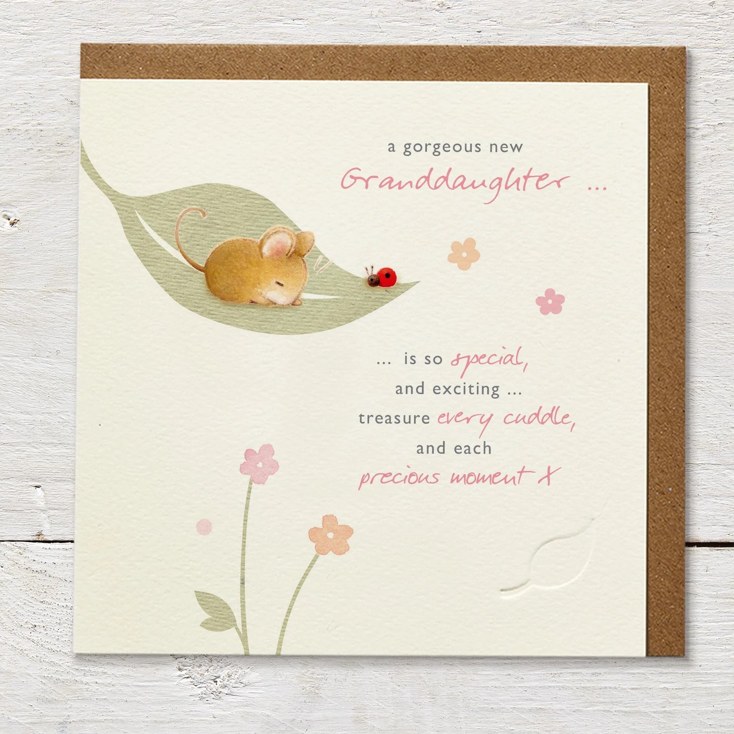 New Granddaughter Card