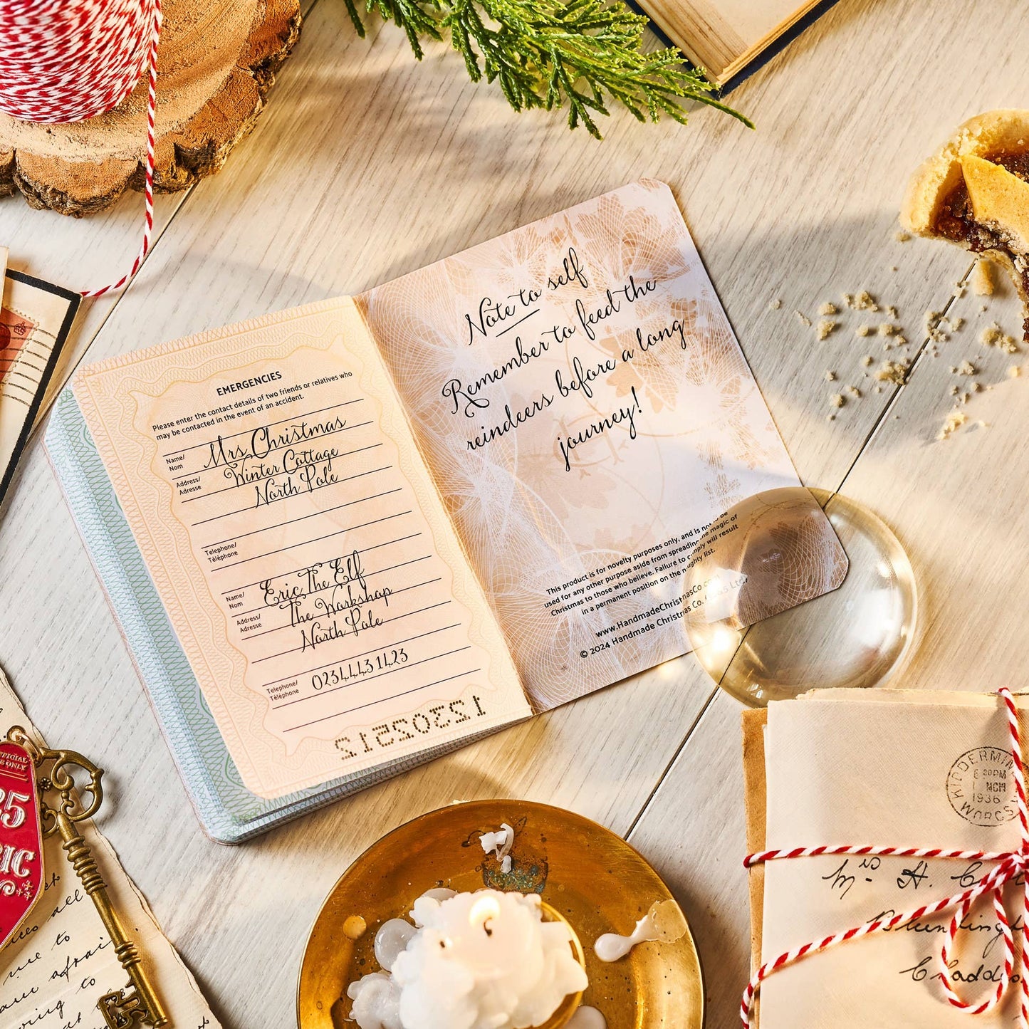 Santa Claus Christmas Passport