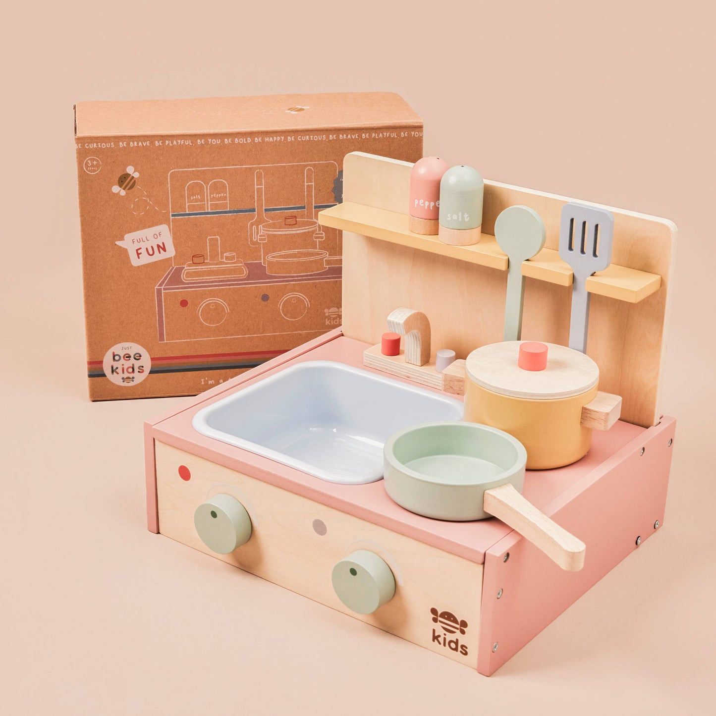Just Bee Kids Wooden Table Top Kitchen (FSC) - SALE