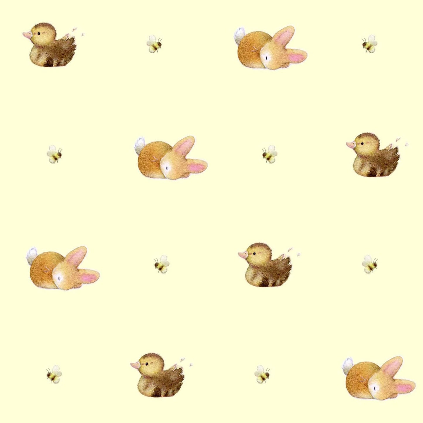 Gift Wrap Sheets - Duckling & Bunny