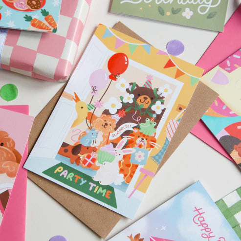 Party Guests Birthday Card