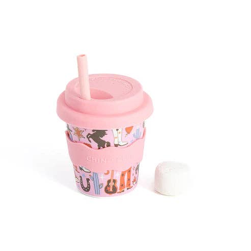 Cowgirl Babychino Cup 4oz (Straws Sold Separately)