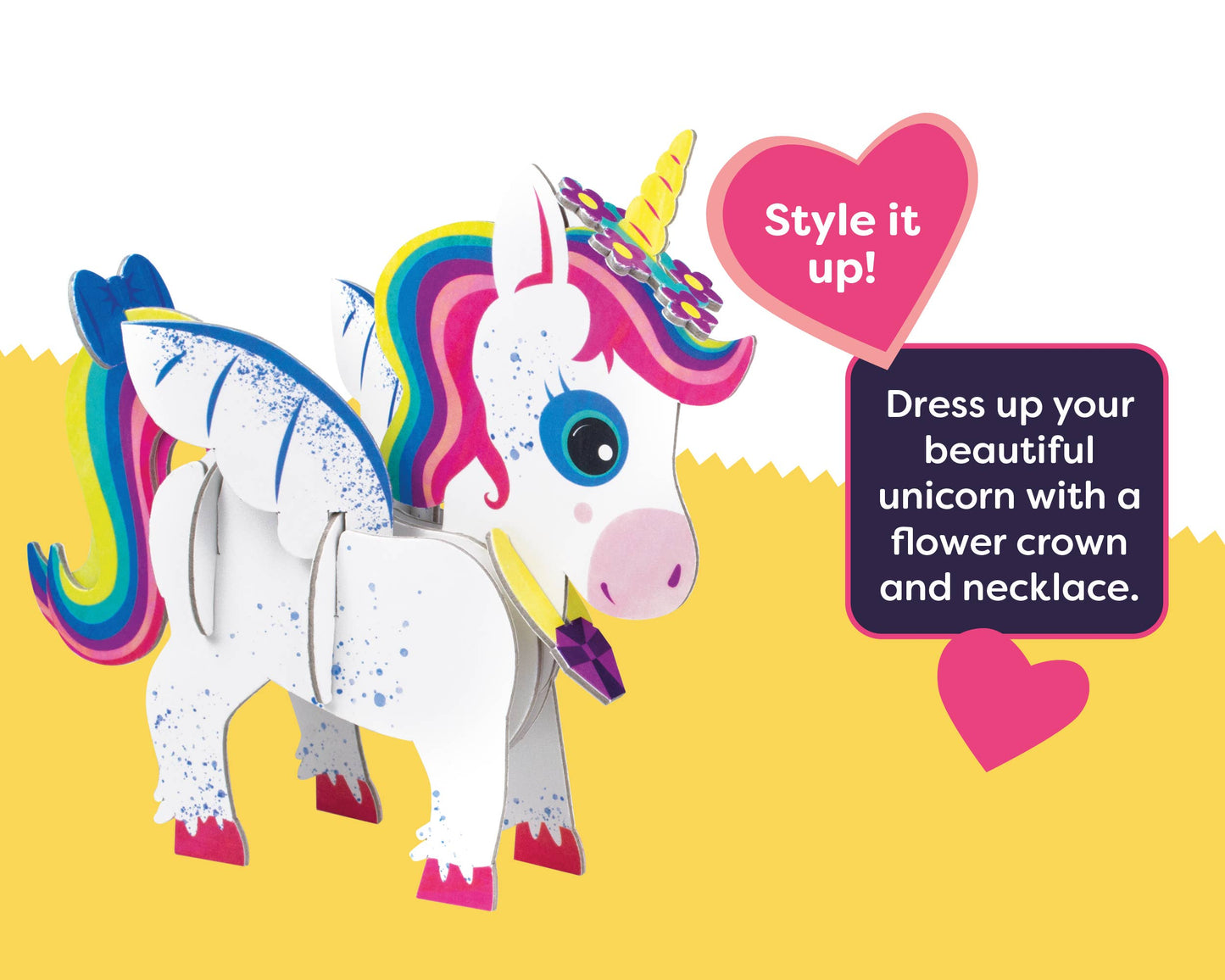 Build Your Own Unicorn - Eco-Friendly Cardboard Craft Kit