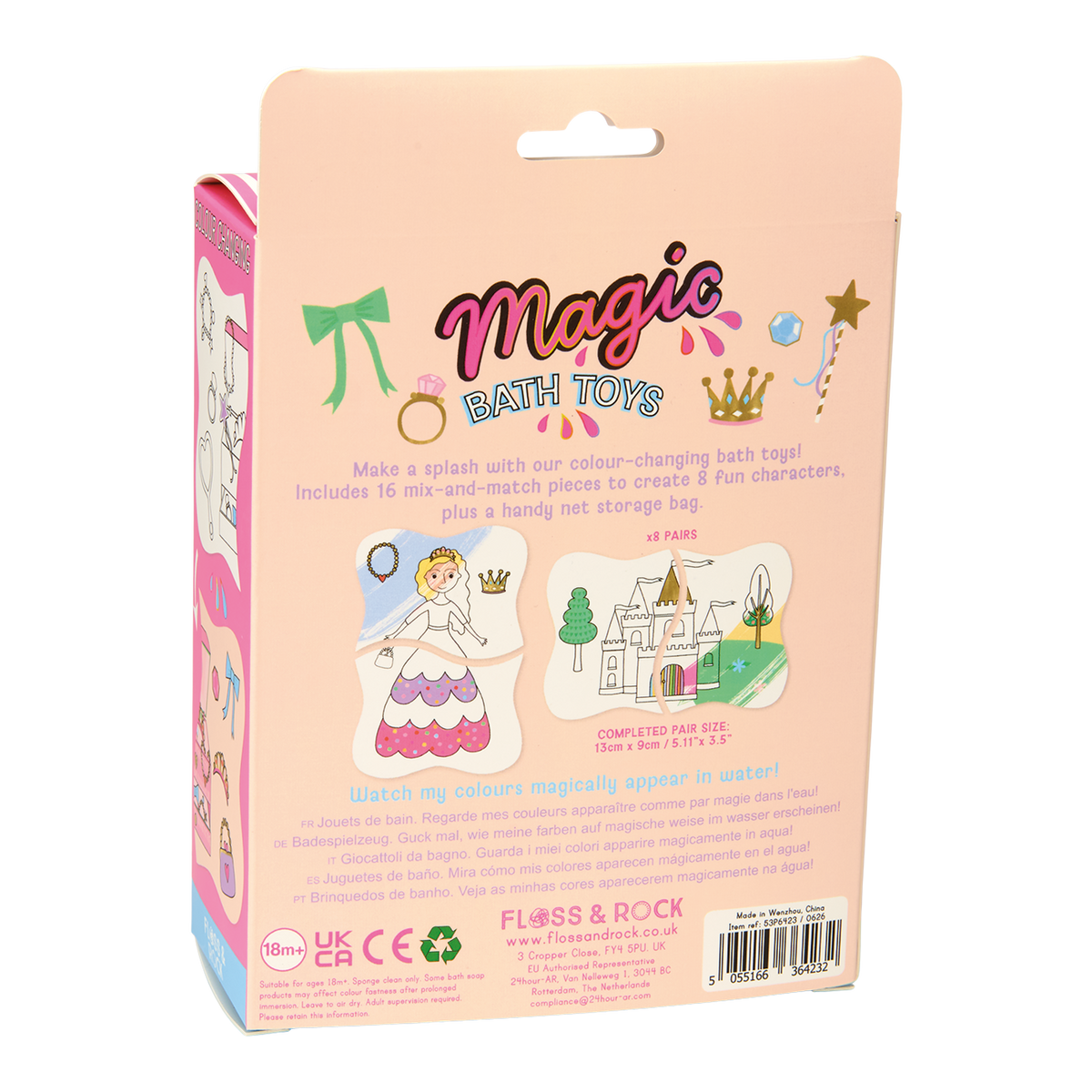 Princess Magic Water Bath Toys
