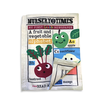Jo & Nic's Crinkly Cloth Books - Fruit & Veg ABC